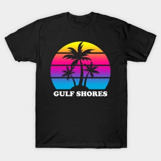 Gulf Shores Alabama - Palm Trees T-Shirt